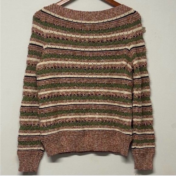 Sezane Marge Sweater Multicolor Stripes - Picture 6 of 9